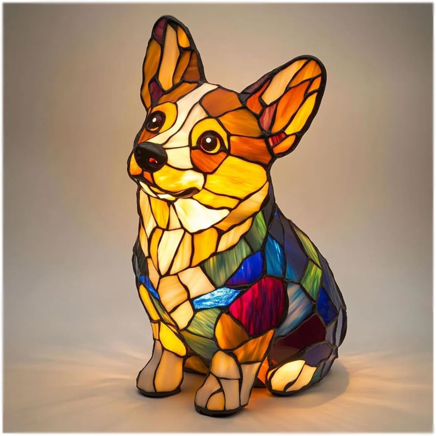 Handmade Dog Lamps