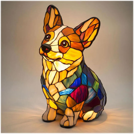 Handmade Dog Lamps